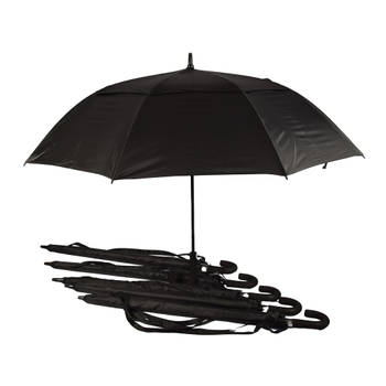 6x paraplu Stormparaplu Grote, Stevige en Automatische Paraplu polyester Diameters:130cm