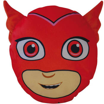 PJ Masks 3D Owlette - Sierkussen - 30 x 26 x 8 cm - Rood
