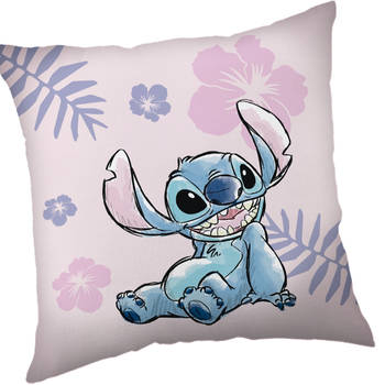 Disney Lilo & Stitch Sierkussen Tropical - 35 x 35 cm - Polyester Polar Fleece