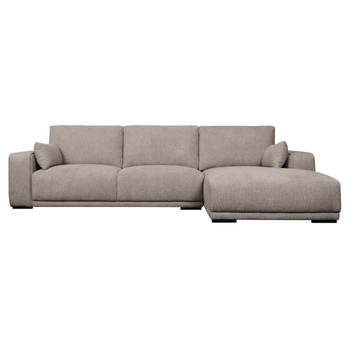 Giga Meubel - Loungebank Rechts Zandkleur Stof - 305x105x85cm - Zitdiepte 64cm