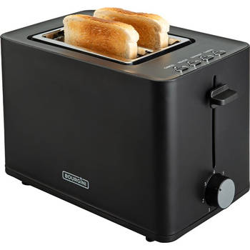 Blokker Bourgini Tosti Toaster - Broodrooster met Tostiklemmen - Zwart aanbieding