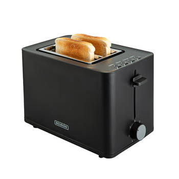 Blokker Bourgini Tosti Toaster - Broodrooster met Tostiklemmen - Zwart aanbieding