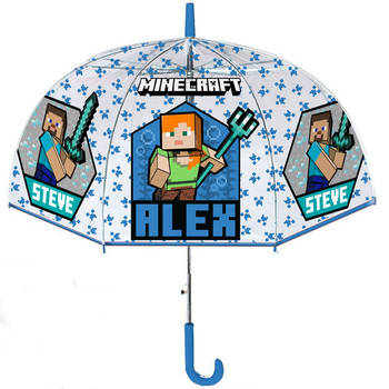 Minecraft Paraplu Steve en Alex - Ø 75 x 62 cm - Polyester