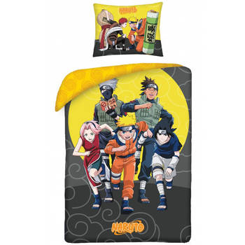 Naruto Dekbedovertrek Ninja Fight - Eenpersoons - 140 x 200 cm - Katoen