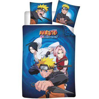 Naruto Dekbedovertrek Kyuubi - Eenpersoons - 140 x 200 cm - Katoen