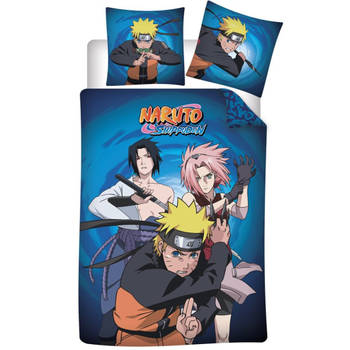 Naruto Dekbedovertrek, Ninja - Eenpersoons - 140 x 200 cm - Polyester