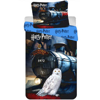 Harry Potter Dekbedovertrek Hogwarts Express - Eenpersoons - 140 x 200 cm - Katoen