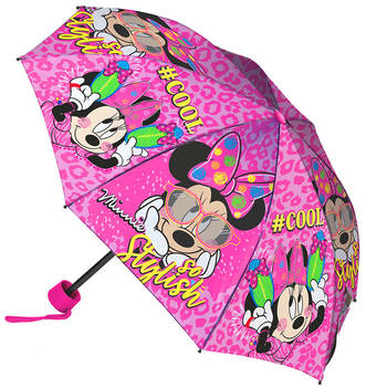 Disney Minnie Mouse Paraplu #Cool - Ø 96 x 24/55 cm - Polyester