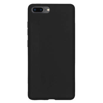 Basey Apple iPhone 7 Plus Hoesje Siliconen Hoes Case Cover -Zwart