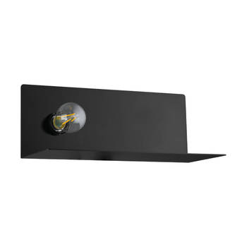 EGLO Ciglie Wandlamp met USB poort - E27 - 35 cm - Zwart