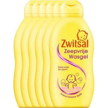 Baby Zeepvrije Wasgel - Extra mild & zacht - 6x 200ml - Voordeelverpakking - Copy - Copy