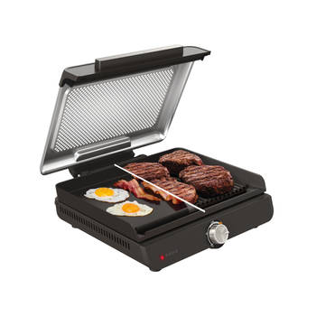 Ninja Sizzle Rookvrije Elektrische Grillplaat - Verwisselbare Contactgrill en Plancha Bakplaat - PFAS-Vrij - GR101EU