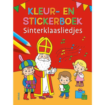 Kleur- en stickerboek Sinterklaasliedjes