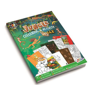 Grafix kleur- en activiteitenboek Jungle