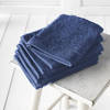 De Witte Lietaer Washandjes, Helen Blue Indigo - 15 x 21 cm - 6 stuks - Katoen