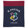Harry Potter Fleece Deken Premium, Hogwarts Logo - 125 x 150 cm - Polyester