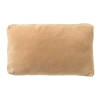 Dutch Decor - MANOE - Sierkussen 30x50 cm - effen kleur - met rand van jute - Semolina - beige