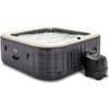 INTEX Opblaasbare spa voor 6 personen - Model 28452EX - Leisteen - Drievoudig dik gelamineerd PVC - 170 jets