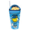 Zak!Designs - Smiley Junior Beker Snack en Drink 300 ml - Kunststof - Blauw