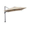 Hawaii parasol - 300x300 cm - carbon black - taupe