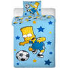 The Simpsons Dekbedovertrek Football Star - Eenpersoons - 140 x 200 cm - Katoen