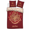 Harry Potter Dekbedovertrek - Eenpersoons - 140 x 200 cm - Rood