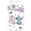 Disney Lilo & Stitch Dekbedovertrek Kiss- Eenpersoons - 140 x 200 + 70 x 90 cm - Katoen