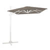 AXI Milad Premium Zweefparasol rechthoekig 200x300 cm in Wit / Taupe Parasol voor tuin met Aluminium Frame