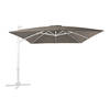 AXI Apollo Premium Zweefparasol rechthoekig 300x300 cm in Wit / Beige Parasol voor tuin met Aluminium Frame