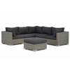 Garden Collections Cuba hoek loungeset 6-delig