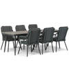 Domani Furniture Jachin/Matale 240 cm dining tuinset 7-delig