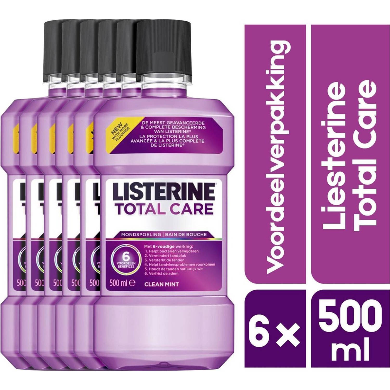 Listerine Mondwater Total Care *bestekoop Voordeelverpakking