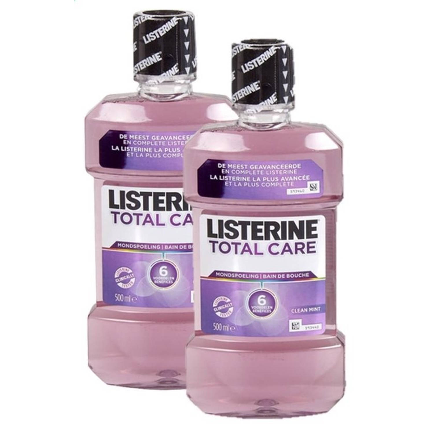 Listerine Mondwater Duo Pack Total Care 2x 500 ml