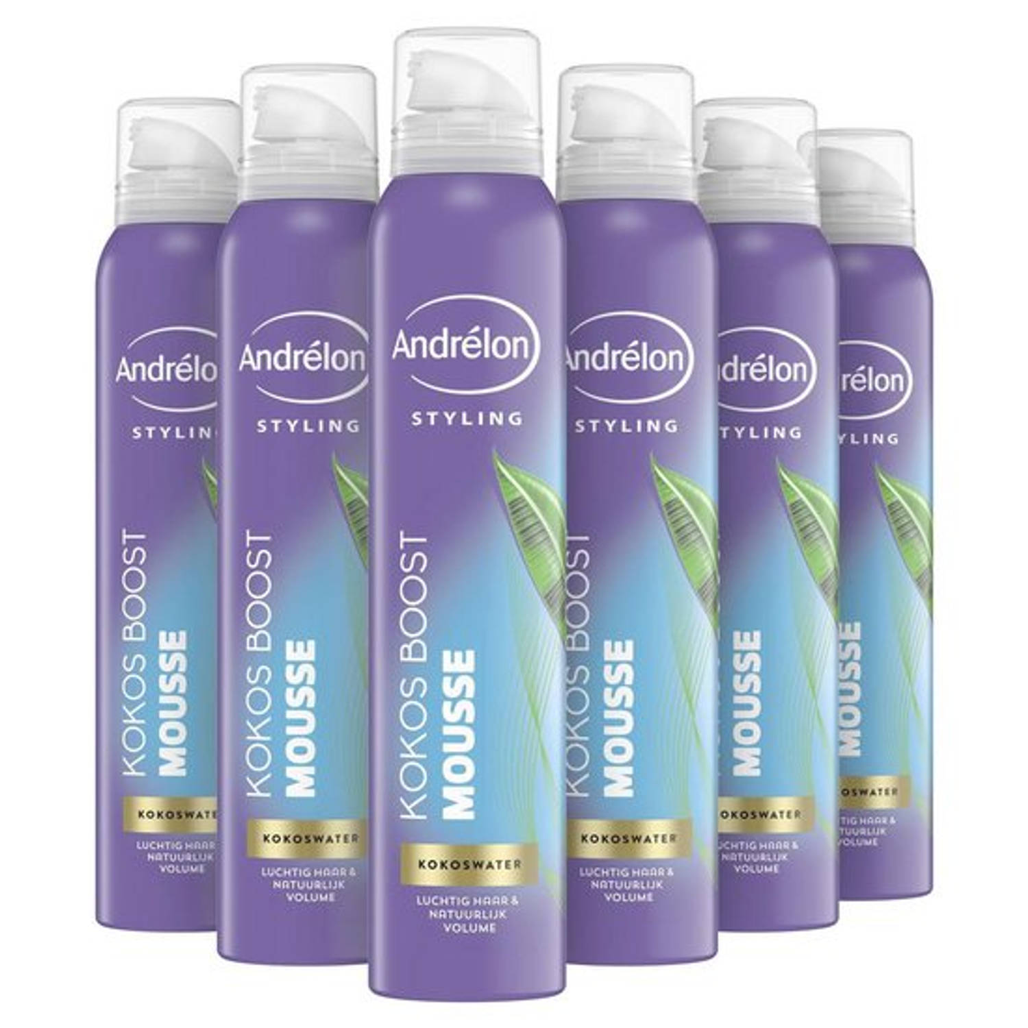 Andrelon Curl Conditioning Mousse haarmousse 6 x 200 ml
