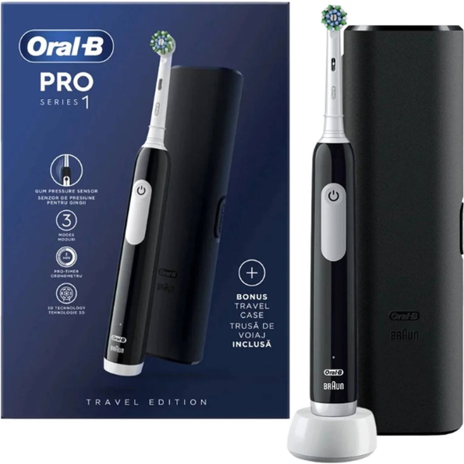 Oral-B PRO Series 1 Elektrische Tandenborstel Zwart