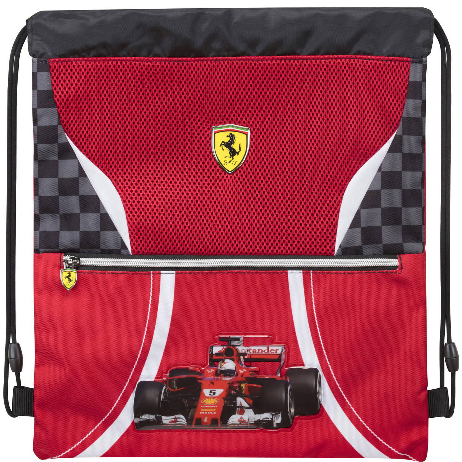Ferrari F1 Gymbag 42 x 36 cm Rood
