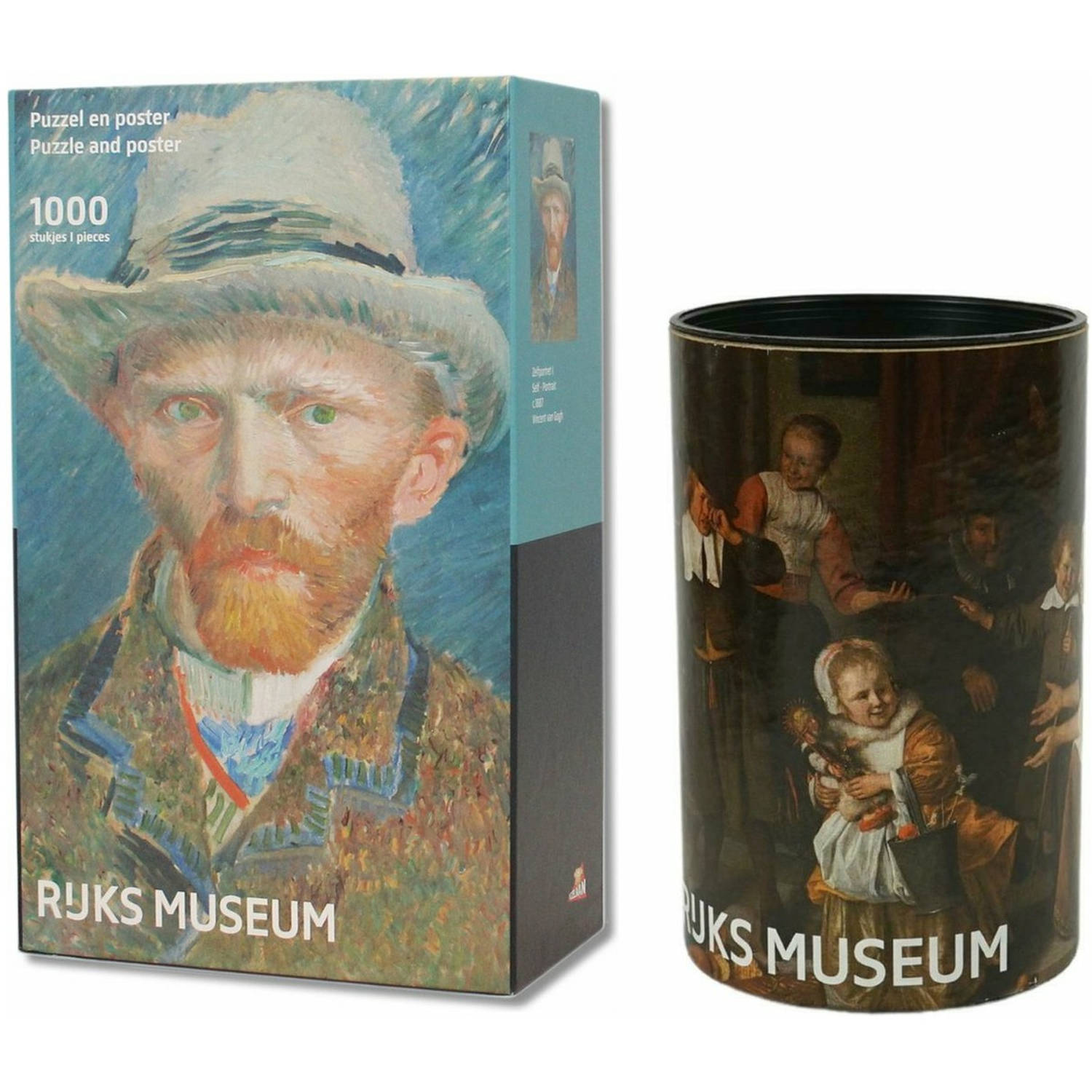 Vincent Van Gogh Puzzel Van 1000 stukjes Inclucief 'Het Sint Nicolaasfeest (Jan Havicksz Steen 