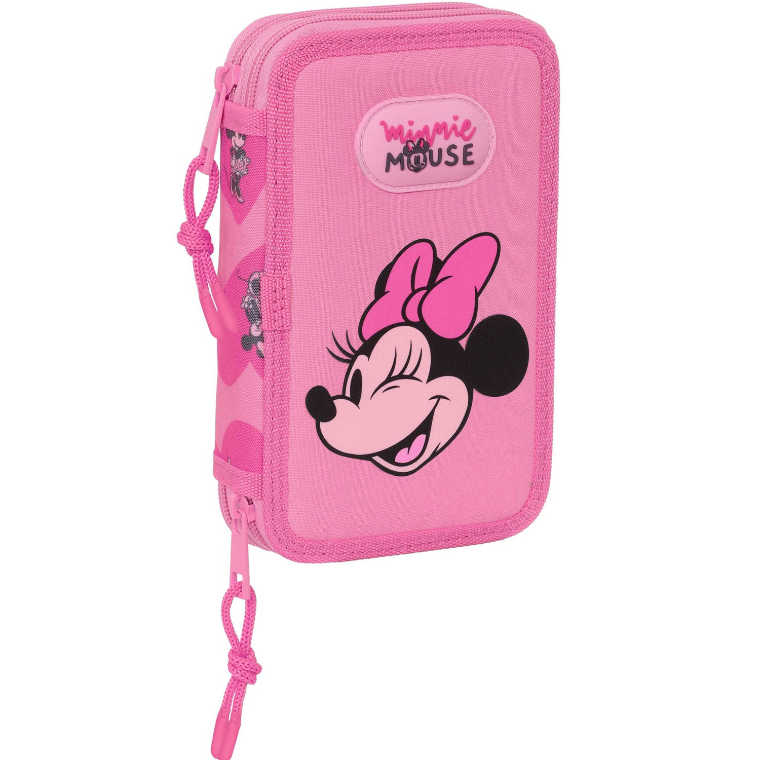 Disney Minnie Mouse Gevuld Etui, Loving - 28 st. - 19,5 x 12,5 x 4 cm - Polyester