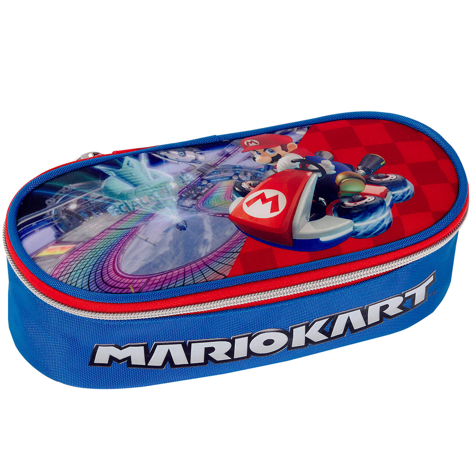 Super Mario Etui, Mario Kart - 22 x 6 x 9,5 cm - Polyester