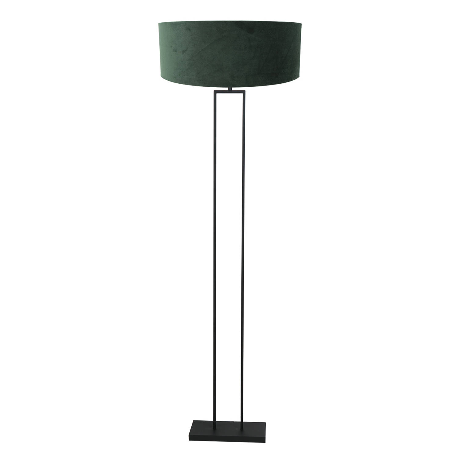 Vloerlamp Stang | 1-lichts | groen / zwart | E27 fitting | modern / design | woonkamer / slaapkamer | Ø 28x140 cm