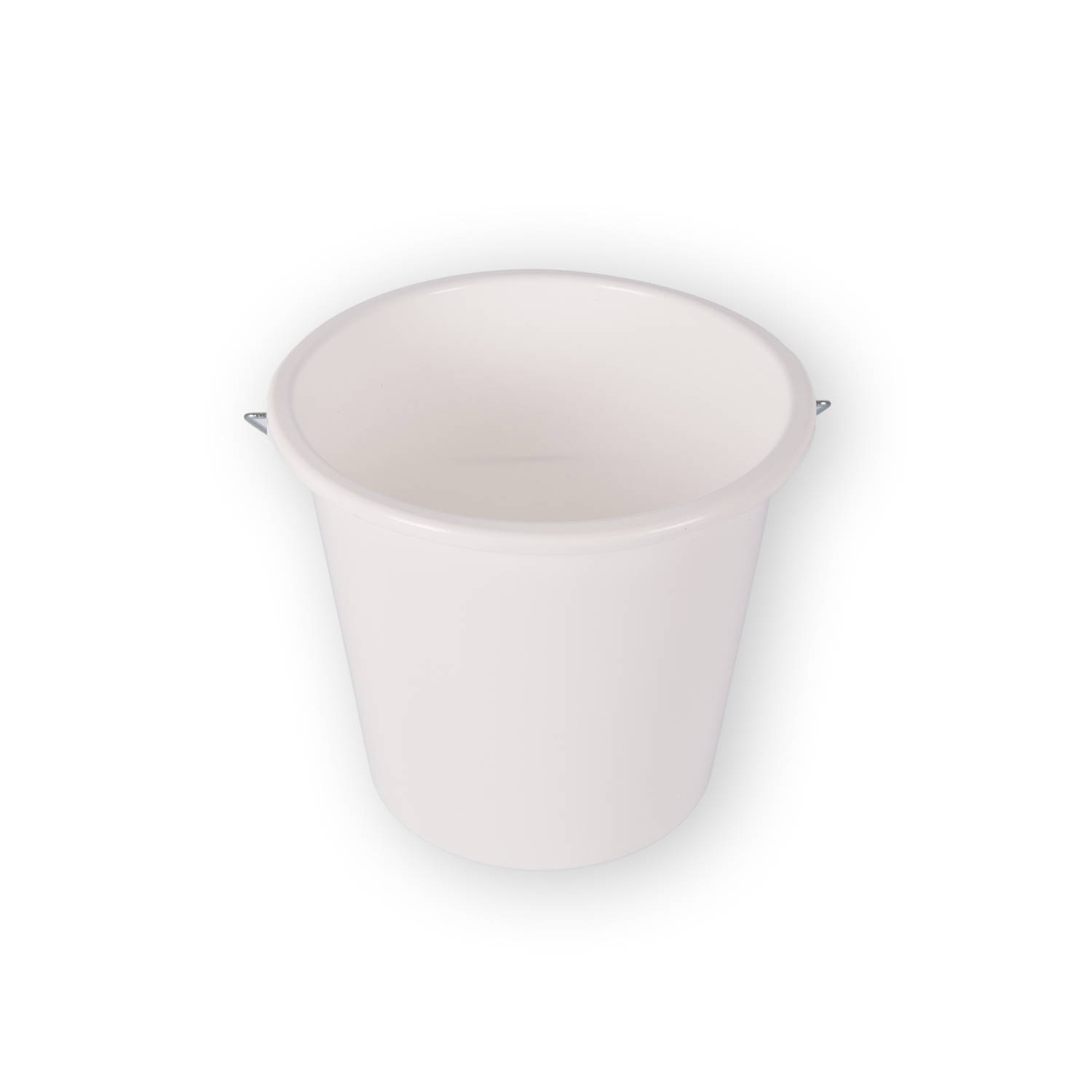 5 Liter Emmer - Kunststof - Wit - Schoonmaakartikelen - 23x20cm - Handig voor Huishouden en Klussen