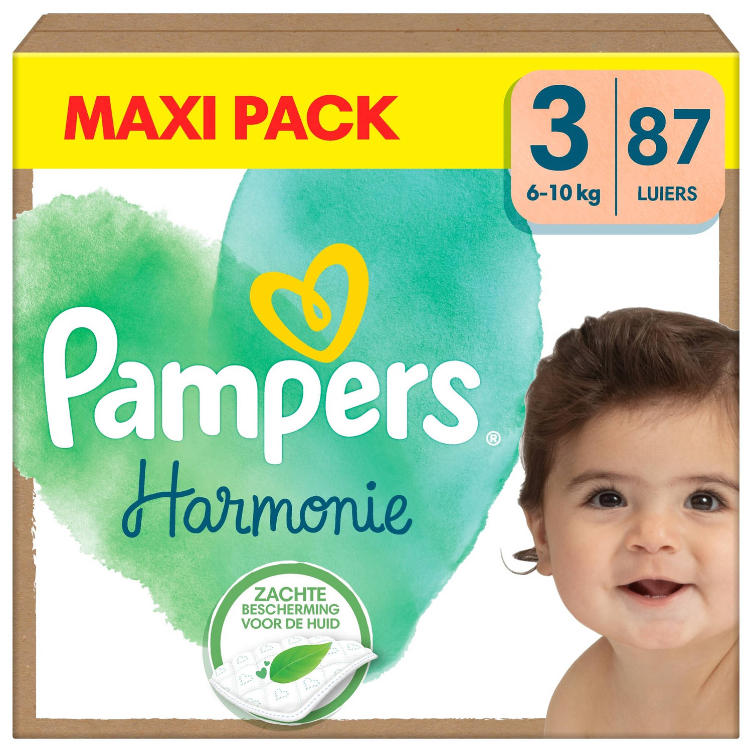 Pampers - Harmonie - Maat 3 - Mega Pack - 87 stuks - 6/10 KG