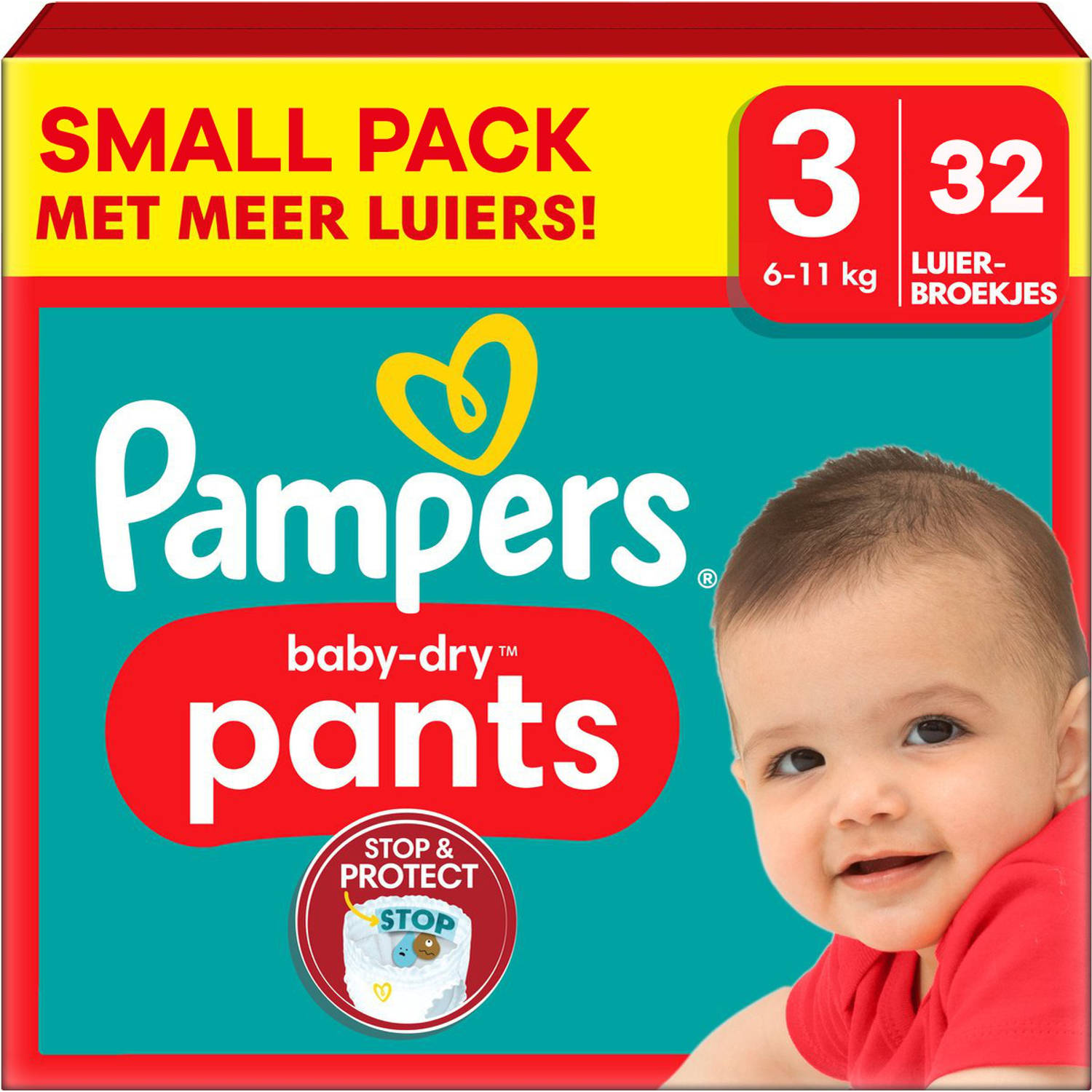 Pampers Baby Dry Pants Maat 3 Small Pack 32 luierbroekjes