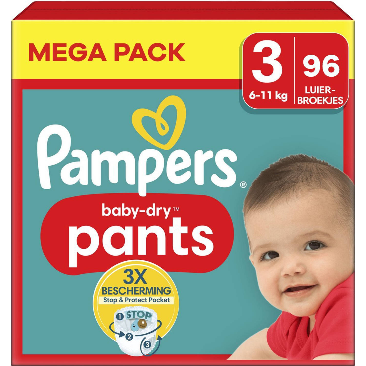 Pampers Baby Dry Pants Maat 3 Mega Pack 96 luierbroekjes