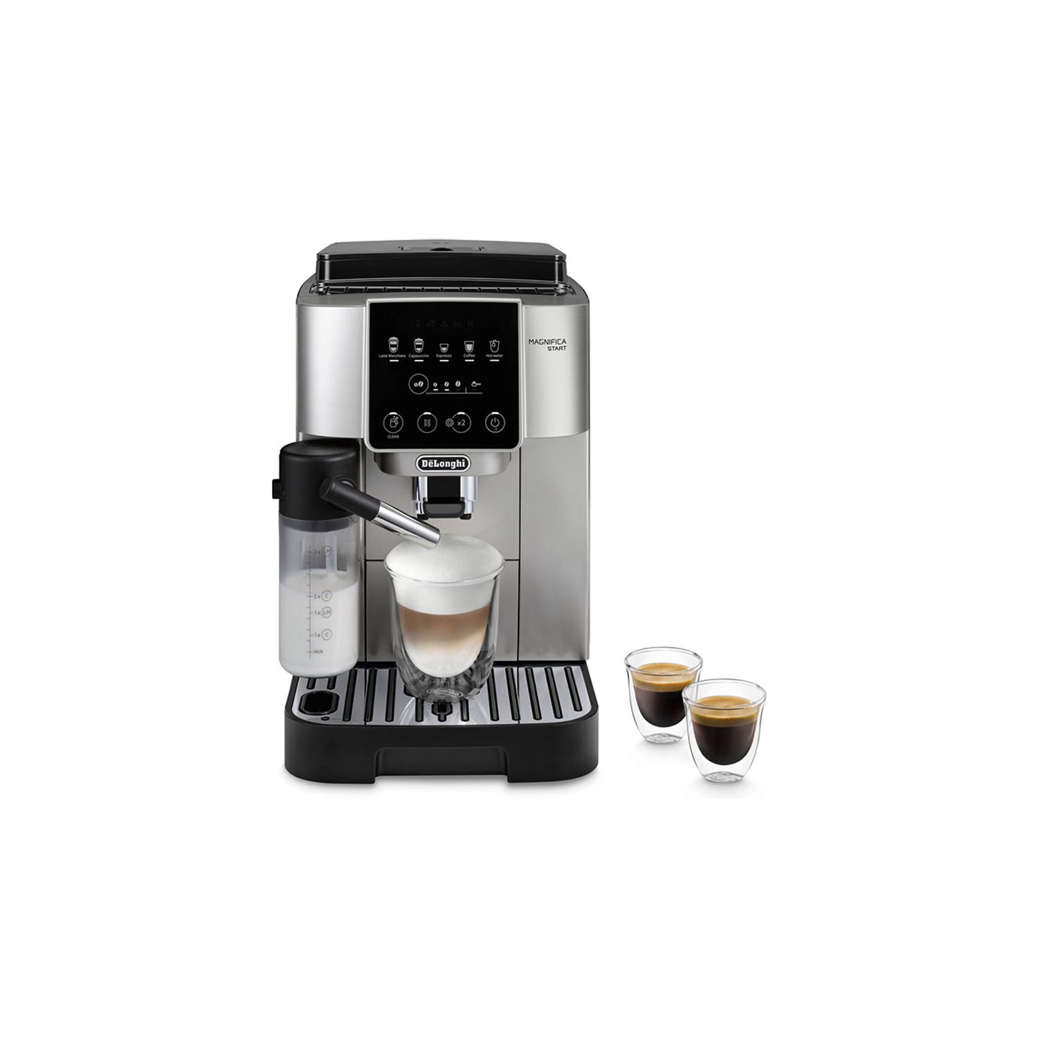 DeLonghi Magnifica Start ECAM220.80.SB Volautomatische espressomachine Zilver-Zwart