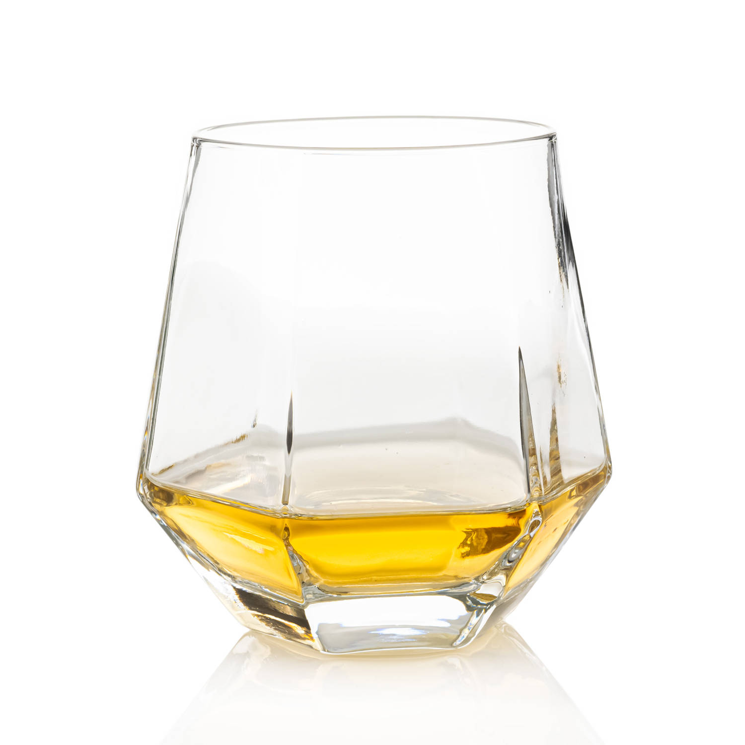 Set of 4 whiskey glasses - Diamond version Whisiskey