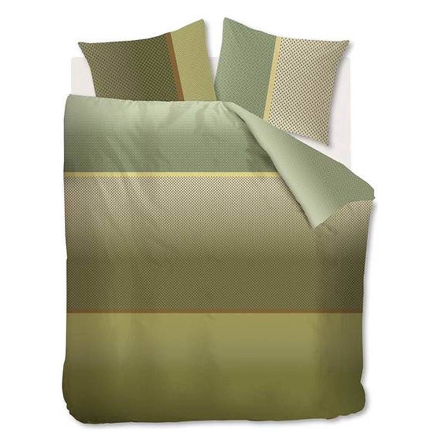 Kardol dekbedovertrek Alluring - Olive Groen - Lits-jumeaux 240x200/220 cm