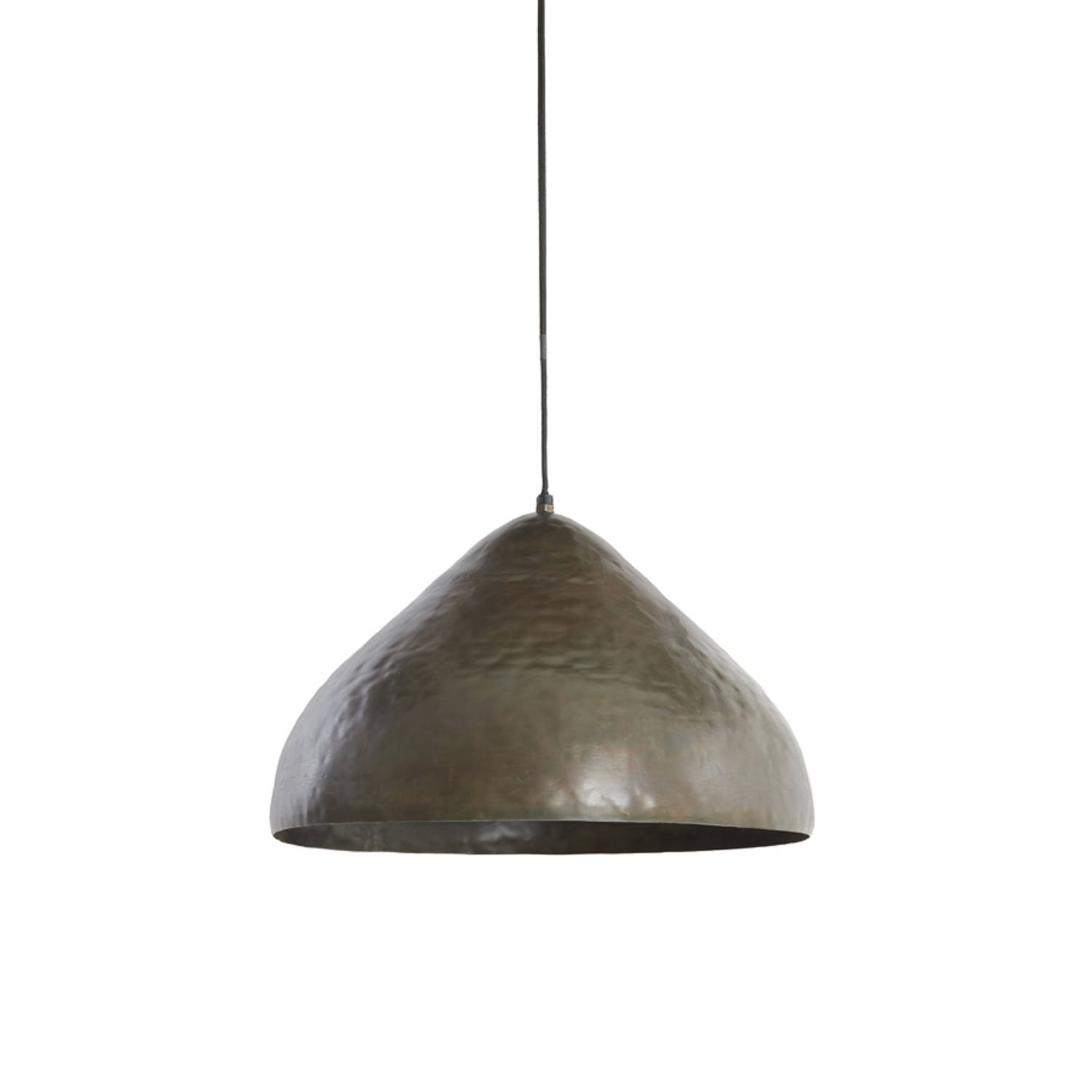 Light & Living - Hanglamp ELIMO - Ø40x25cm - Bruin