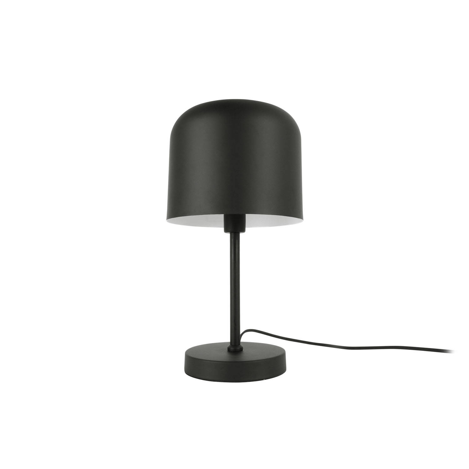 Leitmotiv Tafellamp Capa Metaal Mat Zwart Ø20x39,5cm