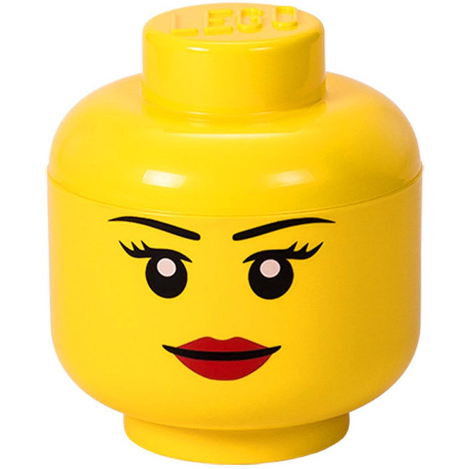 Opbergbox Lego: head girls small